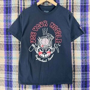 Philadelphia Neighborhood Ramen Champion Black "Use Your Noodle" Ramen Graphic T